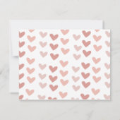 Valentijnsdag-fotokaart Kaart (Achterkant)