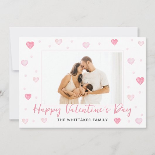 Valentijnsdag Fotokaart Sjabloon (Voorkant)