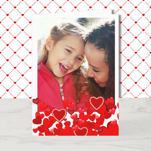 Valentijnsdag-fotokaart voor Momma Hearts Feestdagen Kaart