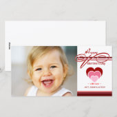 Valentijnsdag-fotokaarten Feestdagenkaart (Voorkant / Achterkant)
