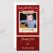 Valentijnsdag Fotokaarten Feestdagenkaart (Voorkant / Achterkant)