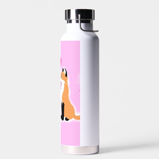 Valentijnsdag Foxes Waterfles (Links)