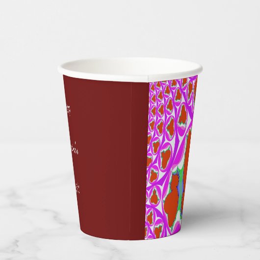 Valentijnsdag Fractal papieren bekers (Rechts)
