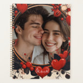 Valentijnsdag Framed Paar Planner (Voorkant)