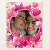 Valentijnsdag Framed Paar Planner (Voorkant)