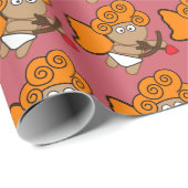 VALENTIJNSDAG FUNNY CUPID WRAPPING PAPIER (Rol Hoek)