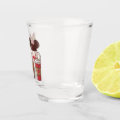 Valentijnsdag Funny Latte Coffee Lover Shot Glas (Rechts)