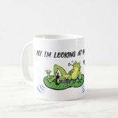 Valentijnsdag Funny Love Kiss Frog Koffiemok (Voorkant links)