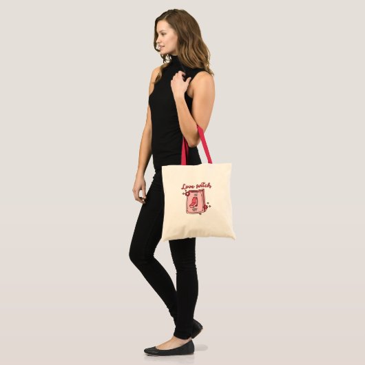Valentijnsdag Funny Love Switch Tote Bag (Voorkant (model))
