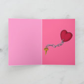 Valentijnsdag Funny Monkey Card Feestdagen Kaart (Binnen)