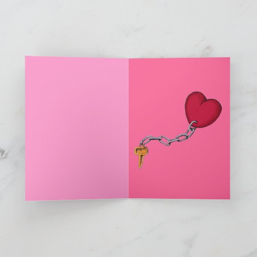 Valentijnsdag Funny Monkey Card Feestdagen Kaart (Binnen)