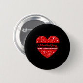 Valentijnsdag galentines bende grappige valentijn ronde button 5,7 cm (Voorkant /achterkant)