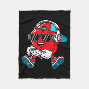 Valentijnsdag gamer hart gaming jongens kinderen m fleece deken