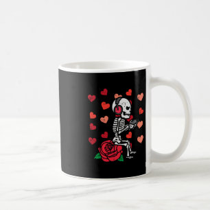 Valentijnsdag Gamer Skelet Gamen Mannen Jongens Ki Koffiemok