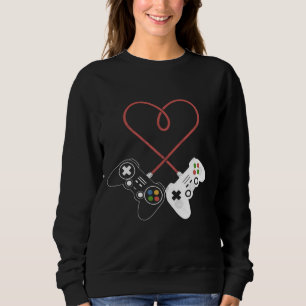 Valentijnsdag Gamer's Delight: op het hart geïnspi Trui