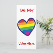 Valentijnsdag Gay Pride (Staand voorkant)