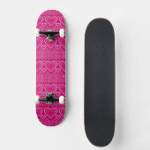 Valentijnsdag Gebreid Patroon 2 Persoonlijk Skateboard (Voorkant)
