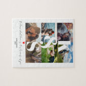 Valentijnsdag geeft paar persoonlijke foto's legpuzzel (Horizontaal)