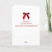 Valentijnsdag - Geheime Vriend - Harten Feestdagen Kaart (Achterkant)