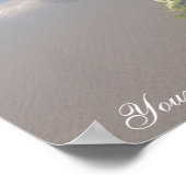 Valentijnsdag geïnspireerd - Heart Shaped Flower L Poster (Hoek)