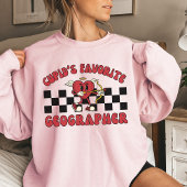 Valentijnsdag Geografie, Geograaf van Coupid T-shirt