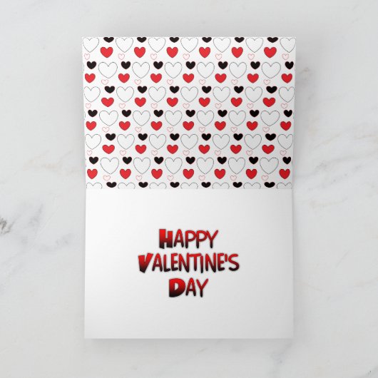 Valentijnsdag gepersonaliseerd Afbeelding Kaart (Binnen)