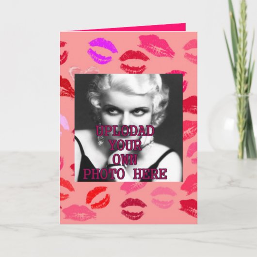 VALENTIJNSDAG GEPERSONALISEERD KAARTEN - VOEG UW F (Voorkant)