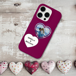 Valentijnsdag Gepersonaliseerde foto's en namen iPhone 16 Pro Hoesje
