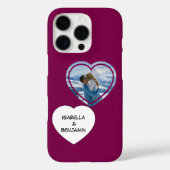 Valentijnsdag Gepersonaliseerde foto's en namen Case-Mate iPhone Case (Achterkant)