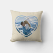 Valentijnsdag Gepersonaliseerde foto's en namen Kussen (Voorkant)