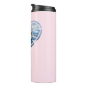 Valentijnsdag Gepersonaliseerde foto's en namen Thermosbeker (Geroteerd rechts)