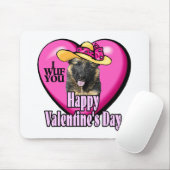 Valentijnsdag German Shepherd Muismat (Met muis)
