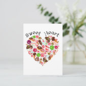 Valentijnsdag geschenken briefkaart (Staand voorkant)