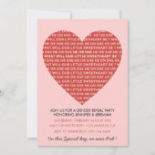 Valentijnsdag geslacht onthullen valentijnen roze  kaart (Voorkant)