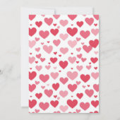 Valentijnsdag gezamenlijke verjaardagsuitnodiging kaart (Achterkant)