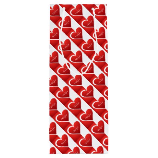 Valentijnsdag Gift Bag Wijn Cadeautas