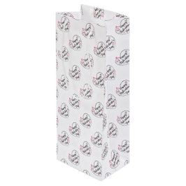 Valentijnsdag Gift Bag Wijn Cadeautas
