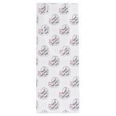 Valentijnsdag Gift Bag Wijn Cadeautas (Achterkant)