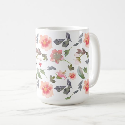 Valentijnsdag Gift Forever Koffiemok (Voorkant rechts)