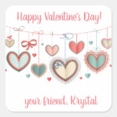 Valentijnsdag Gift label (Voorkant)