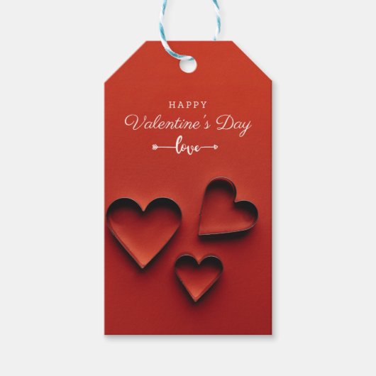 Valentijnsdag Gift Label Cadeaulabel (Voorkant)