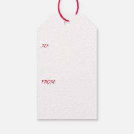 Valentijnsdag GIFT LABEL Cadeaulabel