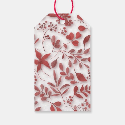 Valentijnsdag Gift Label - Elegant ontwerp Cadeaulabel (Achterkant)