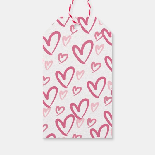 Valentijnsdag Gift Labels, Valentijnsdag Label Cadeaulabel (Achterkant)