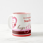 Valentijnsdag Gift Mok voor leraar of coach (Voorkant links)