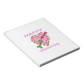 Valentijnsdag Gift Romantic Heart in Arrows leuk Notitieblok (Schuin)