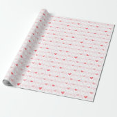 Valentijnsdag Gift Wrap Cadeaupapier (Uitgerold)