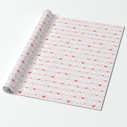 Valentijnsdag Gift Wrap Cadeaupapier (Uitgerold)