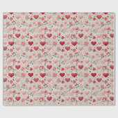 Valentijnsdag Gift Wrap Cadeaupapier (Vlak)