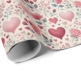 Valentijnsdag Gift Wrap Cadeaupapier